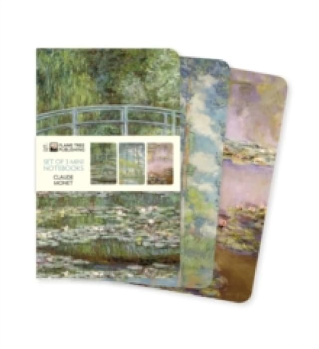 Claude Monet Set of 3 Mini Notebooks Notebook / blank book