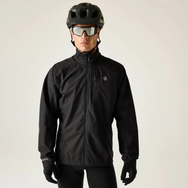 Dare 2b Mens Tor Cycling Waterproof Jacket in Jet Black Size: XL Jet Black Male XL