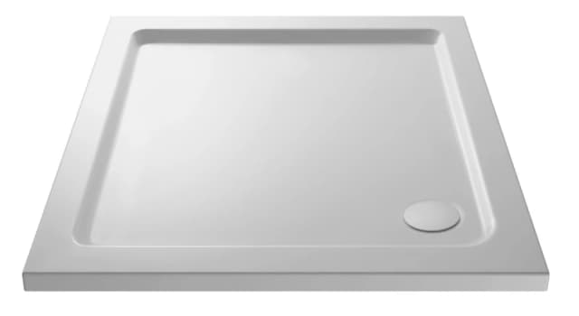 Balterley Premium Square Shower Tray - 700mm - White White