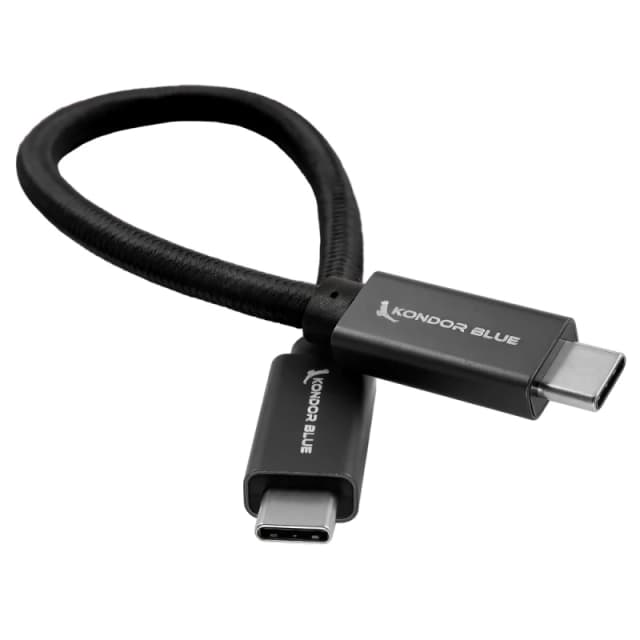 Kondor Blue KB-USBC-BK USB cable USB 3.2 Gen 2 (3.1 Gen 2) 0.216 m Bla