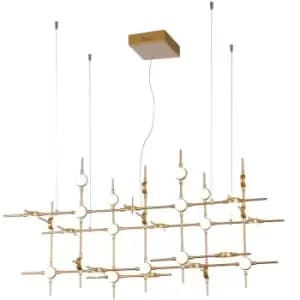 Italux Lighting - Italux Provenza Modern Integrated LED Pendant Ceiling Light, 3000K
