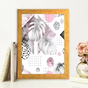 AC749411149 Multicolor Decorative Framed MDF Painting