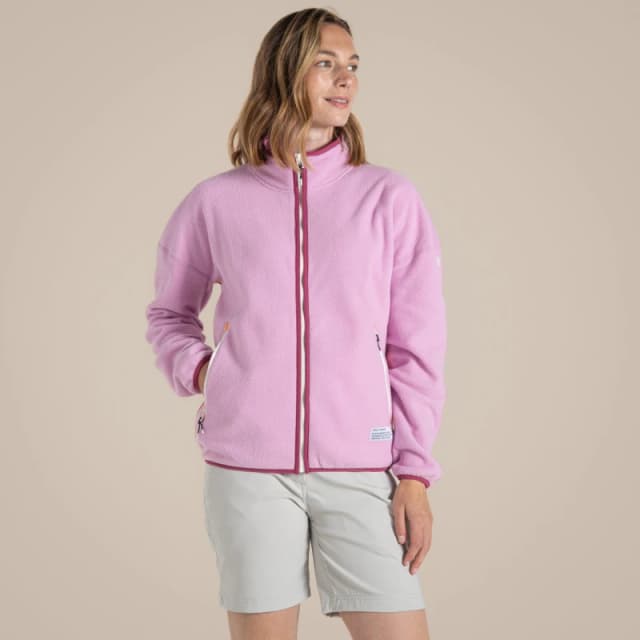 Craghoppers Womens Renu Full Zip Fleece Pink Lavdr female 10 (S)