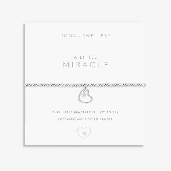 Joma Jewellery A Little Miracle Silver Plated 17.5cm Bracelet 7007