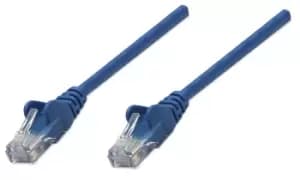 Intellinet Network Patch Cable, Cat5e, 3m, Blue, CCA, U/UTP, PVC,...