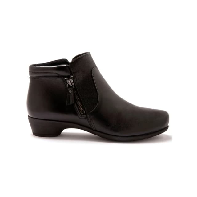Pediconfort Womens leather ankle boots with air soles Pediconfort Noir Female 37