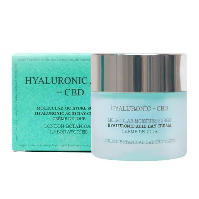 London Botanical Laboratories Hyaluronic Acid + CBD - Molecular Moisture Surge Hyaluronic Acid Day Cream 50ml Sky Blue unisex