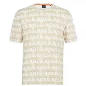 Boss Tall Over T Shirt - White