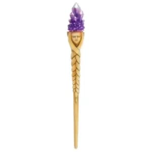 Goddess Wand With Purple Crystal