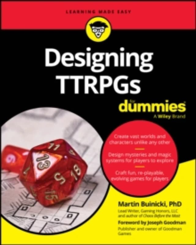 Designing TTRPGs For Dummies Paperback / softback