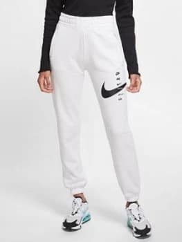 Nike NSW Swoosh Pants - White, Size 2XL, Women