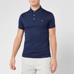 Polo Ralph Lauren Mens Slim Fit Soft Touch Polo Shirt - French Navy - L