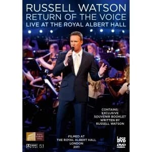 Russell Watson Return of the Voice Live From the Royal Albert Hall DVD