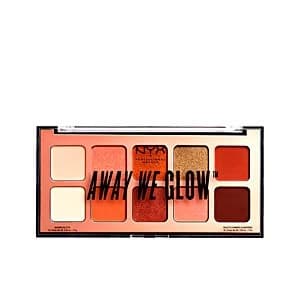 AWAY WE GLOW shadow palette #hooked on glow 10x1