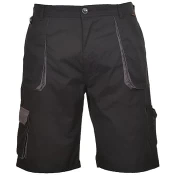 Portwest - TX14BKRM - sz M Texo Contrast Shorts - Black