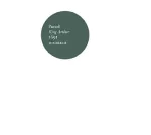 Purcell King Arthur 1691 by Henry Purcell CD Album