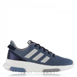 adidas Cloudfoam Racer Childrens Trainers - Navy/Grey/Wht