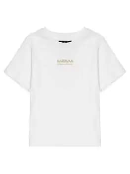 Barbour International Girls Toronto Short Sleeve T-Shirt - White, Size Age: 10-11 Years, Women