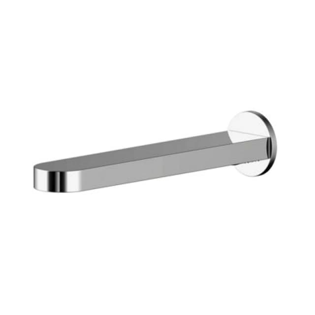 Balterley Modern Bathroom Round Wall Mounted Bath Spout, 45mm, Chrome