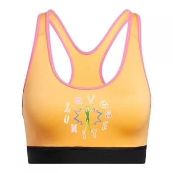 adidas Love Unites Believe This 2.0 Graphic Bra Wo - Hazy Orange