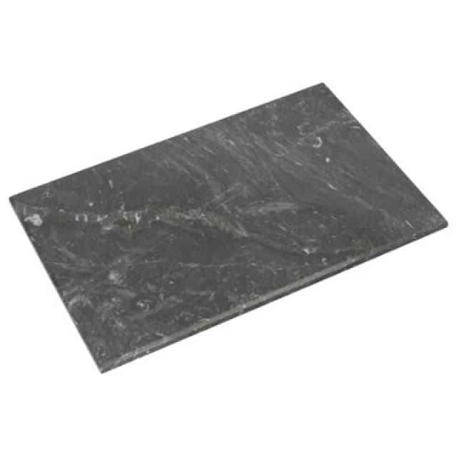 Argon Tableware Rectangle Black Marble Chopping Board - 40Cm X 30Cm Non-Slip Kitchen Serving Counter Work Top