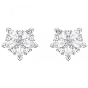 Ladies Swarovski Silver Plated Lady Stud Earrings