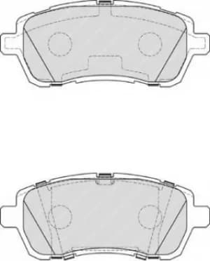 Ferodo FDB4179 Brake Pad Set Front Axle Premier Car