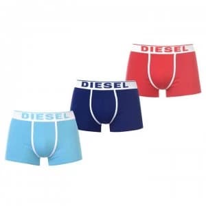 Diesel Damien 3 Pack Trunks - Rd/Nvy/Bl E4123