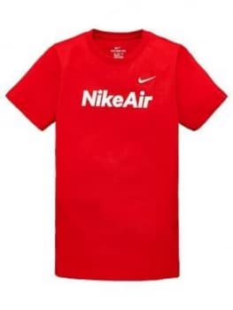 Nike Sportswear Air Older Boys T-Shirt - Red