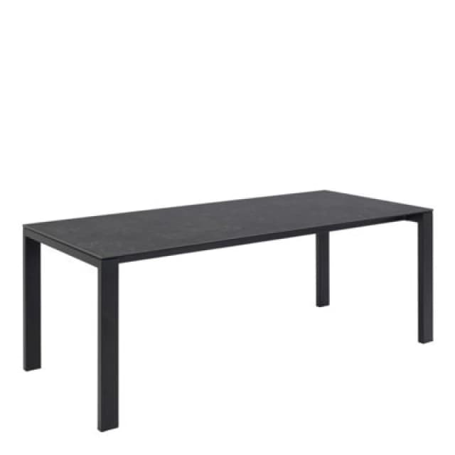 Furniture To Go Brentford Matt Black Ceramic Dining Table