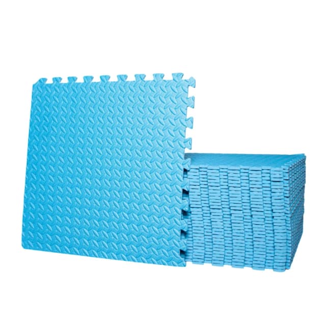 Samuel Alexander Blue EVA Foam Floor Protective Floor Tiles / Mats 60x60cm Each For Gyms, Garages, Camping, Kids Play Matting, Hot Tub Flooring Mats A