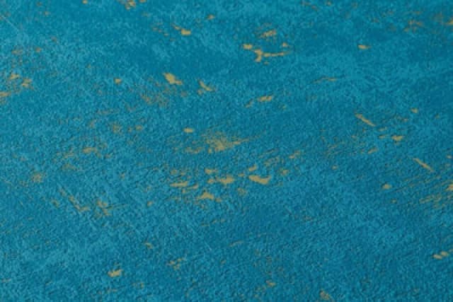 A.S. Creation Plain Rustic Industrial Stone Concrete Textured Metallic Wallpaper Teal