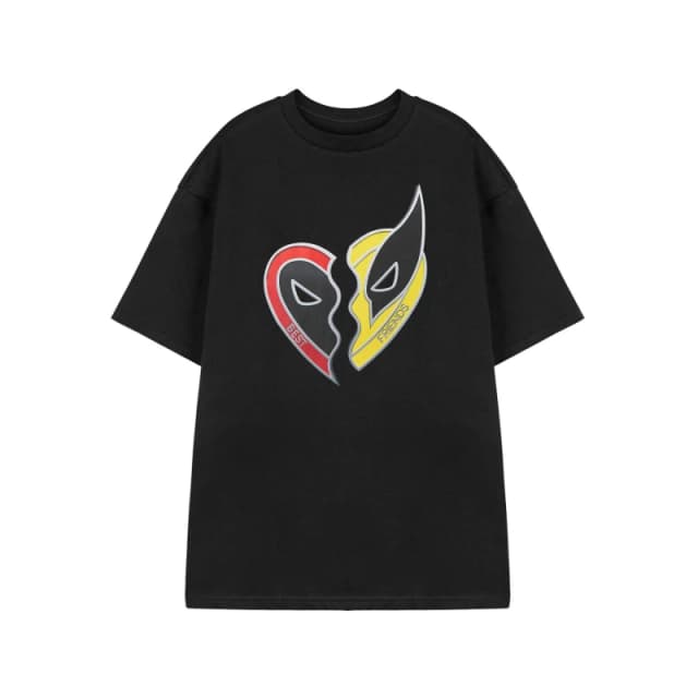 (XXX-Large) Marvel Deadpool Short Sleeved T-Shirt (Mens Black)