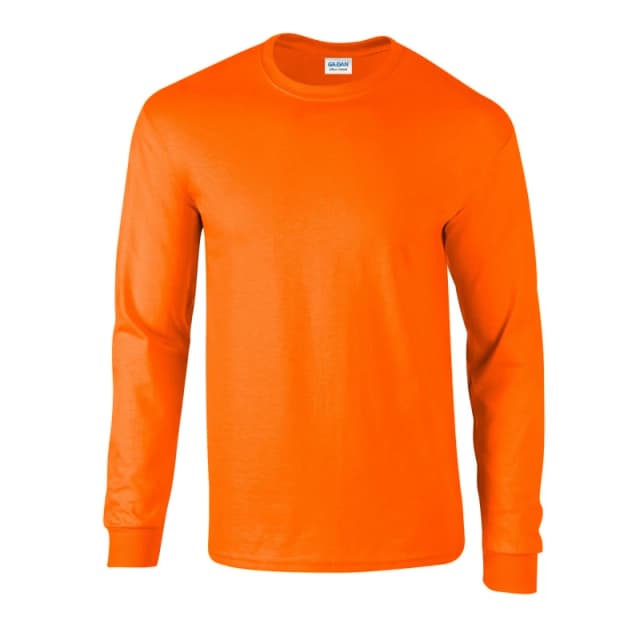 Premier Premier Men Ginmill Checked Long-Sleeved Shirt in Tangerine Size: Small Tangerine S Male 5063574293198