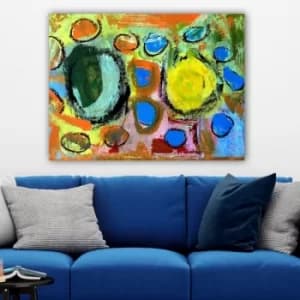 608292041_70100 Multicolor Decorative Canvas Painting