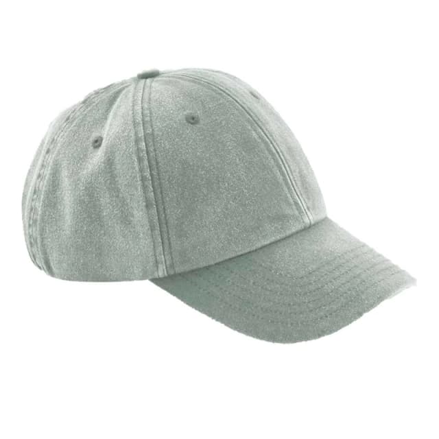 Beechfield Vintage Low Profile Baseball Cap in Pale Green Pale Green Unisex One Size