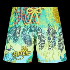 Boys Swim Shorts Jungle Rousseau - Jim - Green - Size 10 - Vilebrequin