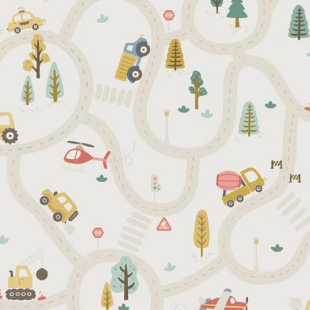 Holden Decor Roundabout Road Wallpaper Cream / Multi Holden 14080