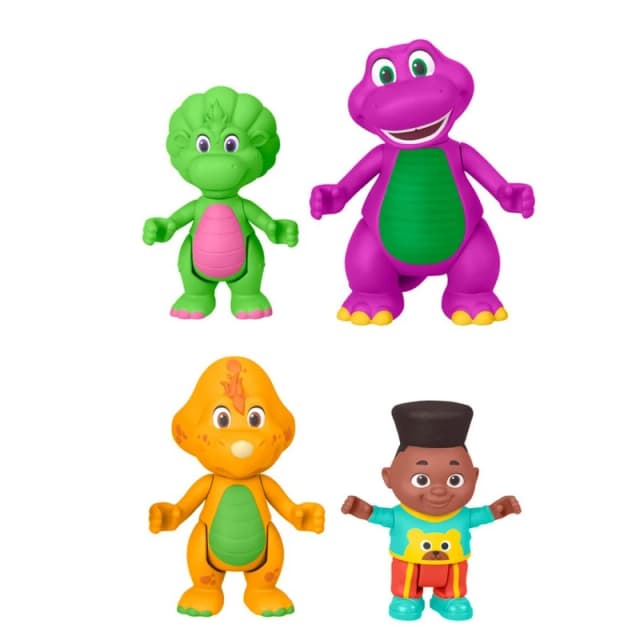 Barney's World Hey Friends Pack With 4 Figures Multicolor Unisex
