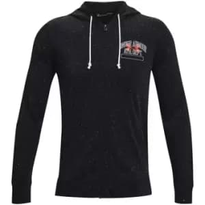 Under Armour Armour Rival Full Zip Hoodie Mens - Black