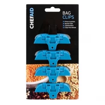Chef Aid Bag Clips Set Of 4