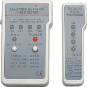Intellinet 351898 Network tester Compatible with: CAT 3, CAT 4, CAT 5, CAT 5e, CAT 6, CAT 6A