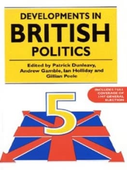 Developments in British Politics 5 by Patrick Dunleavy Paperback