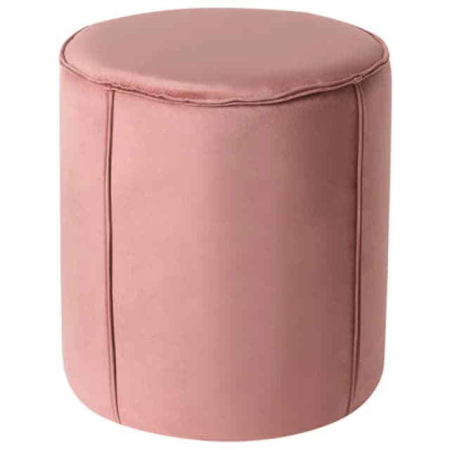 Beliani Pouffe Sedona Velvet Pink