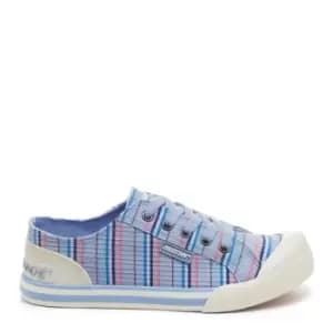 Rocket Dog Jazzin Periwinkle Stripe Trainers