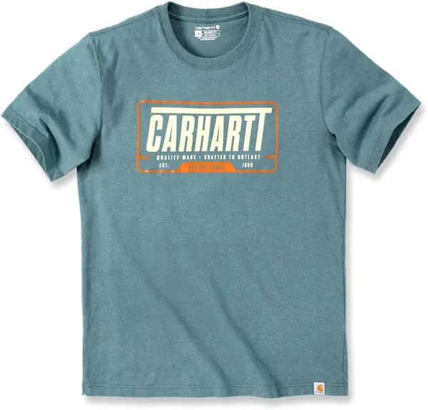 Carhartt Relaxed Fit Heavyweight Graphic T-Shirt, turquoise, Size 2XL
