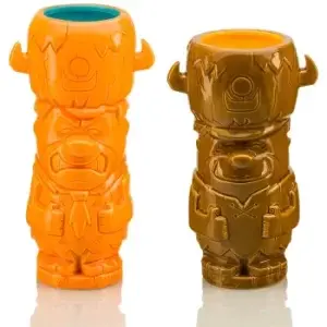 Beeline Creative The Flintstones Fred and Barney Geeki Tikis Mug 2-Pack