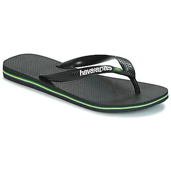 Havaianas BRAZIL LOGO womens Flip flops / Sandals (Shoes) in Black,5,8,3 / 4,6 / 7,9 / 10,11 / 12,1 / 2 kid,1