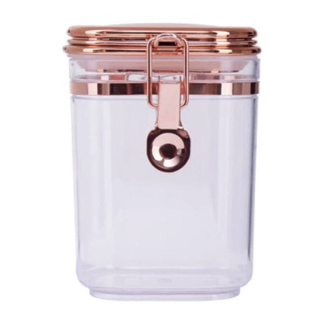 Premier Housewares Maison by Premier Gozo 500ml Canister With Copper Lid Clear