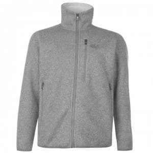 Jack Wolfskin Wolfskin Robson Fleece Top Mens - Grey